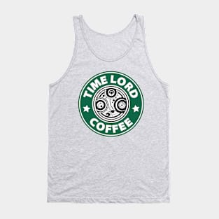 TIME LORD COFFEE Tank Top